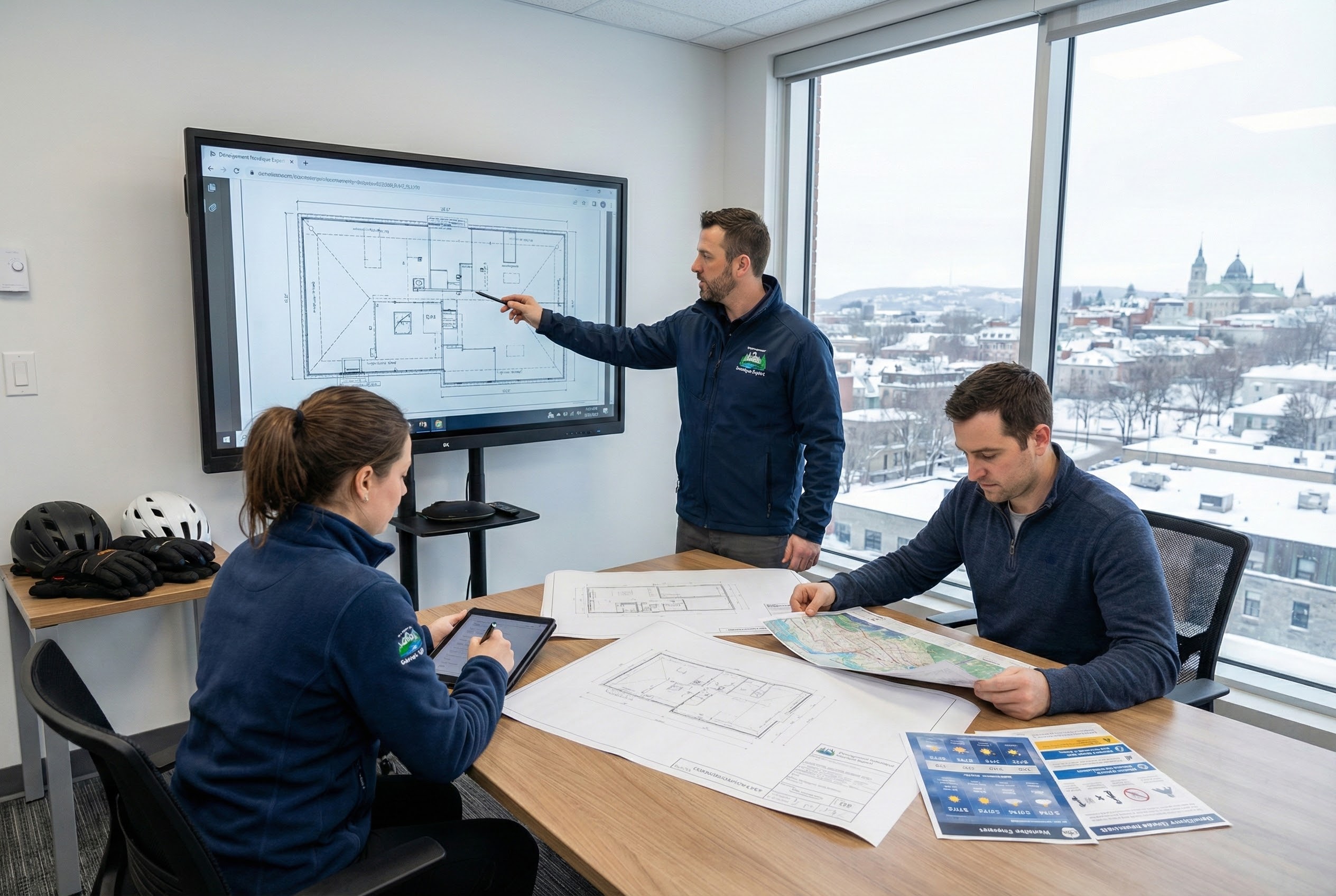 Équipe en préparation